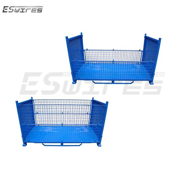 Folding stillage warehouse